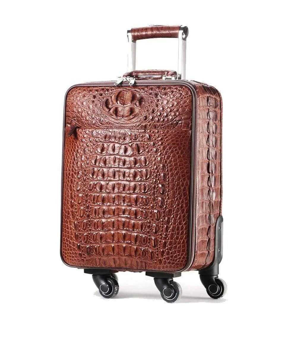 Genuine crocodile Skin Carry-On Luggage - Bags and Baggage