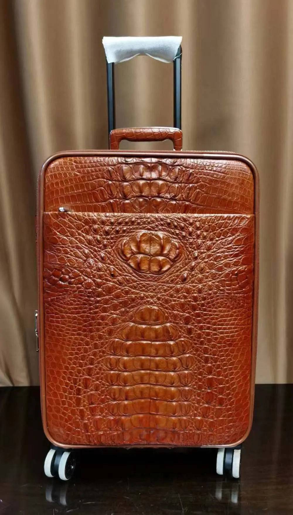 Genuine crocodile Skin Carry-On Luggage - Bags and Baggage