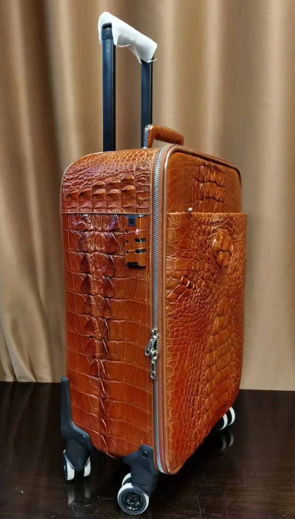 Genuine crocodile Skin Carry-On Luggage - Bags and Baggage