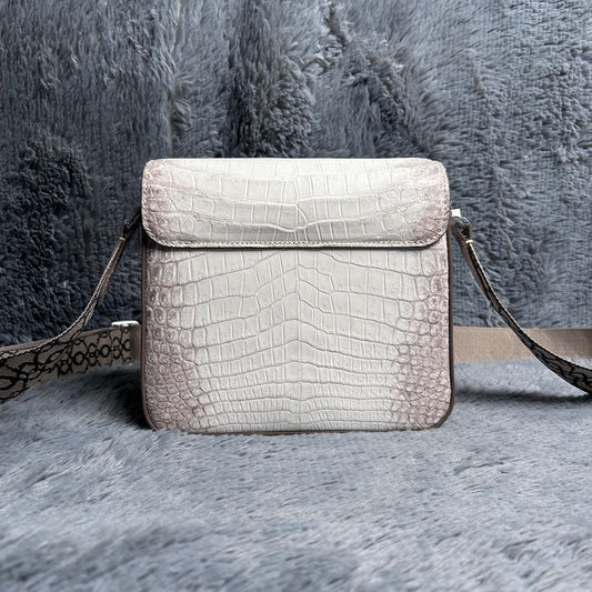 Men's Himalaya White Cross Body Shoulder Bag