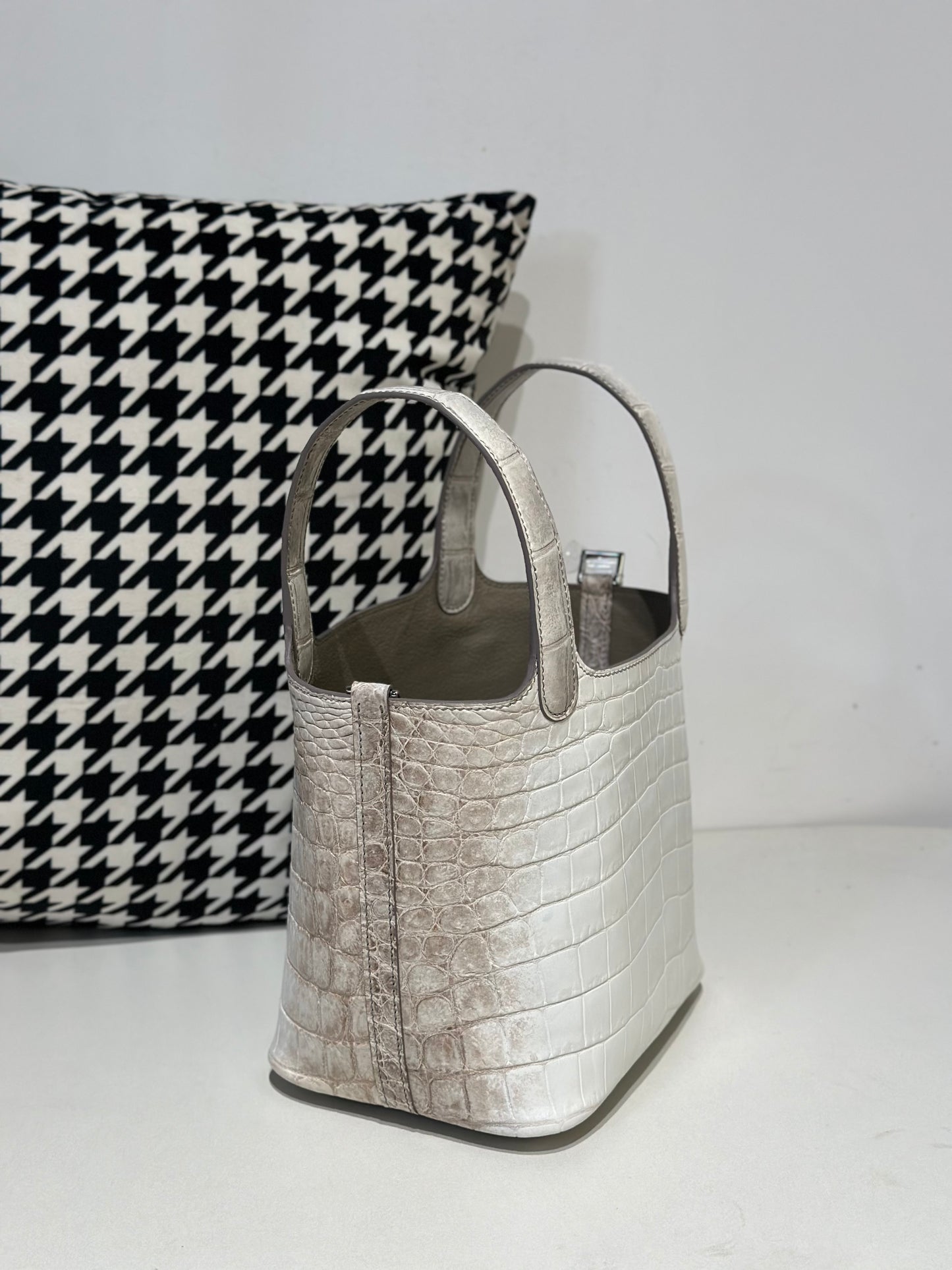 Women's Genuine Crocodile Skin Leather Small Cross Body Bag Himalayan