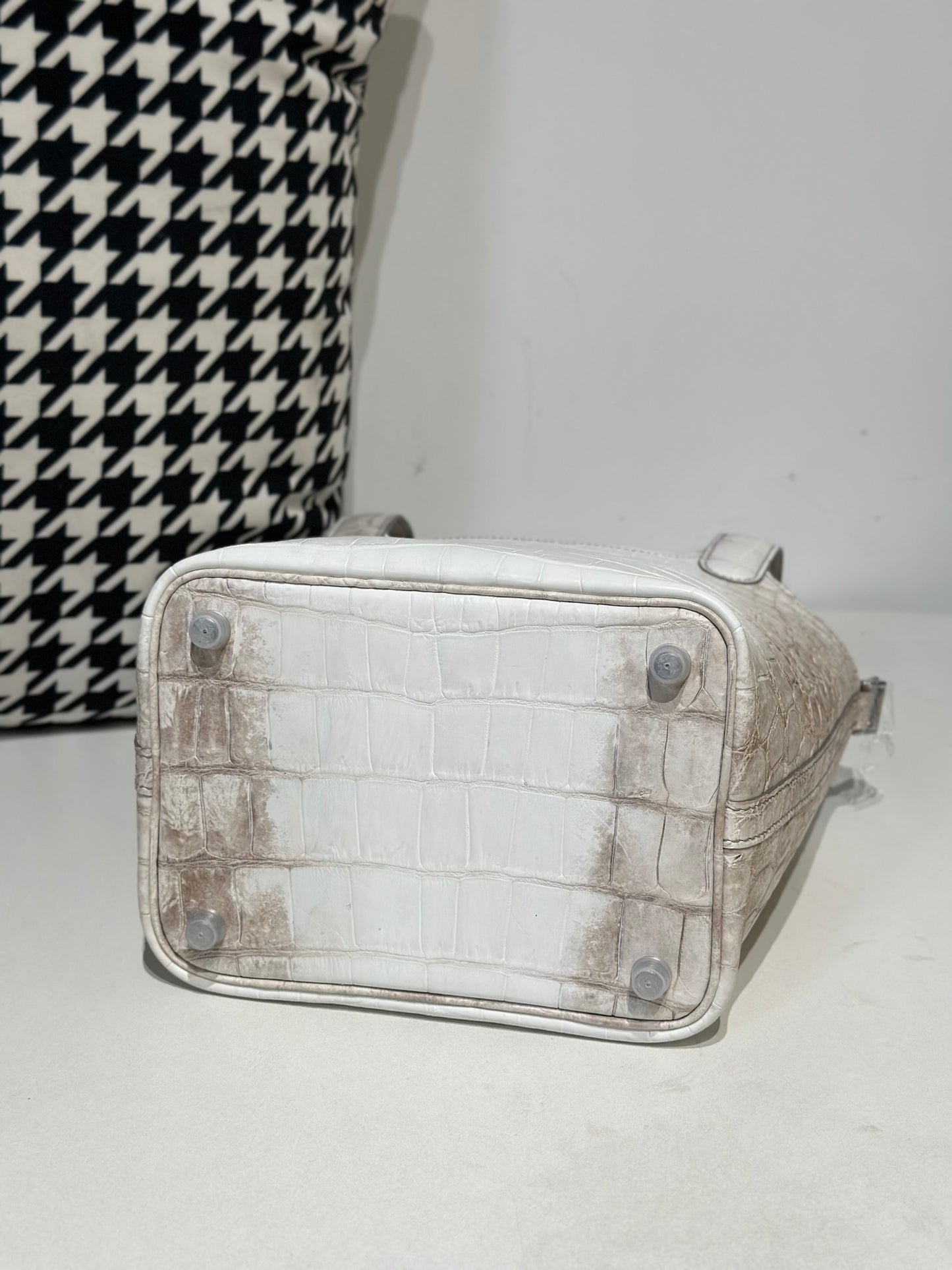 Women's Genuine Crocodile Skin Leather Small Cross Body Bag Himalayan