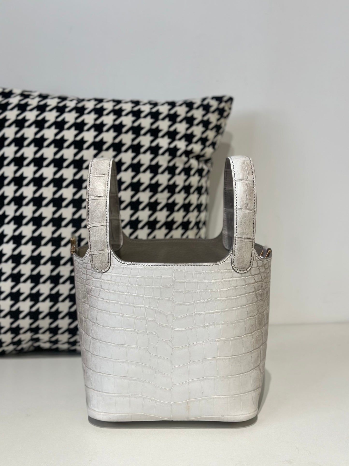 Women's Genuine Crocodile Skin Leather Small Cross Body Bag Himalayan