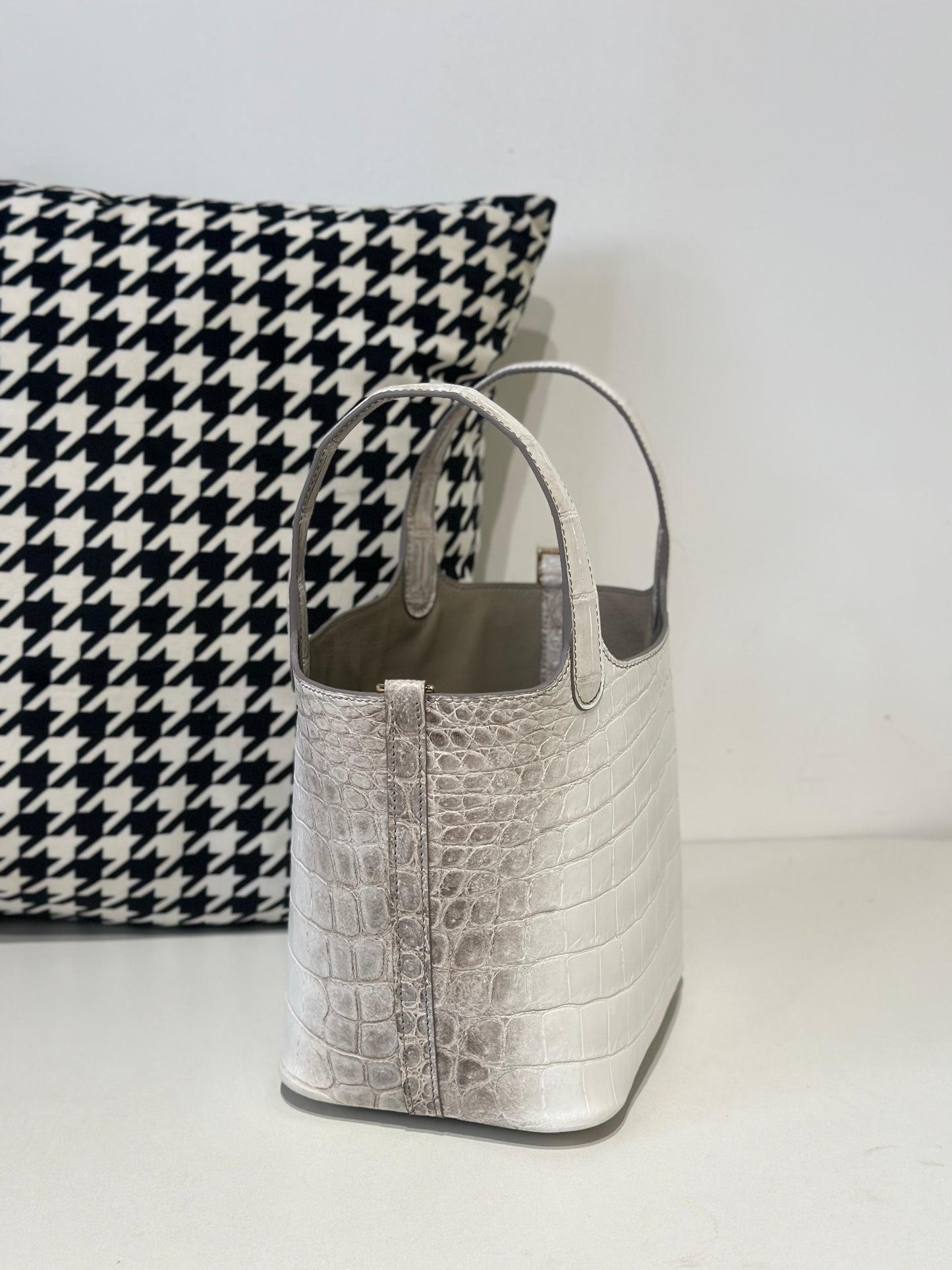 Women's Genuine Crocodile Skin Leather Small Cross Body Bag Himalayan