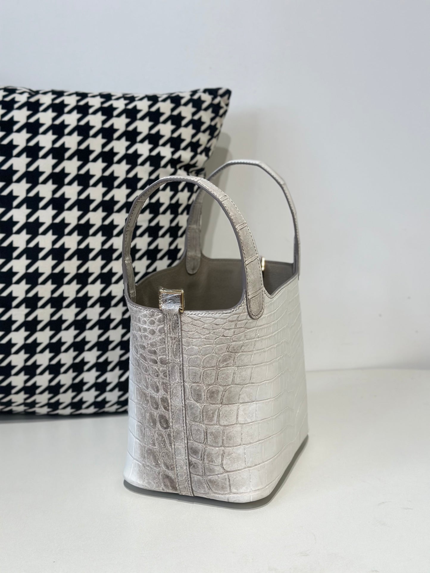 Women's Genuine Crocodile Skin Leather Small Cross Body Bag Himalayan