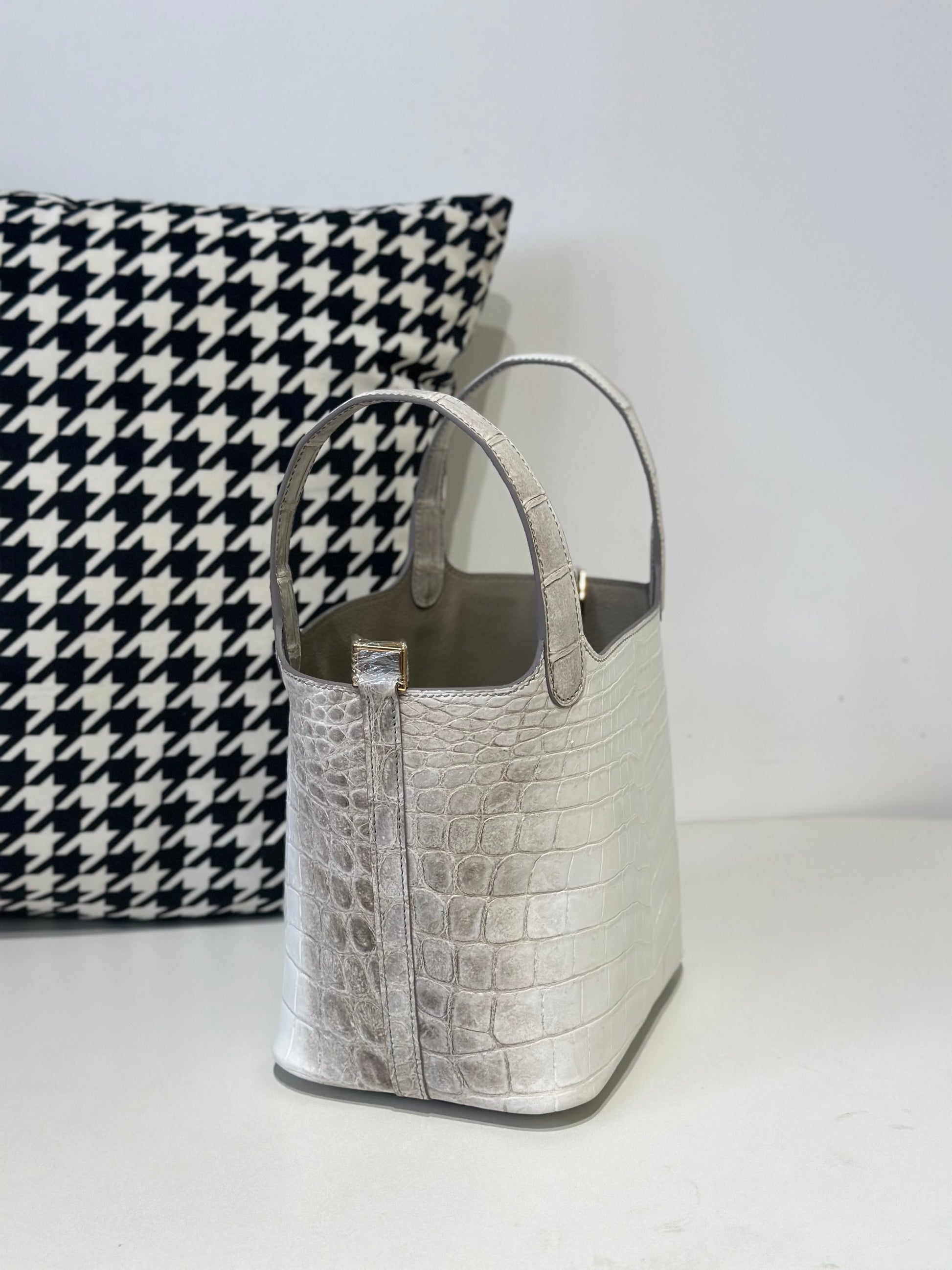 Women's Genuine Crocodile Skin Leather Small Cross Body Bag Himalayan