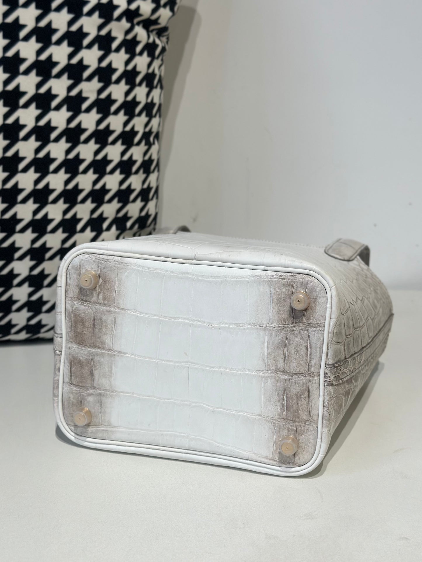 Women's Genuine Crocodile Skin Leather Small Cross Body Bag Himalayan