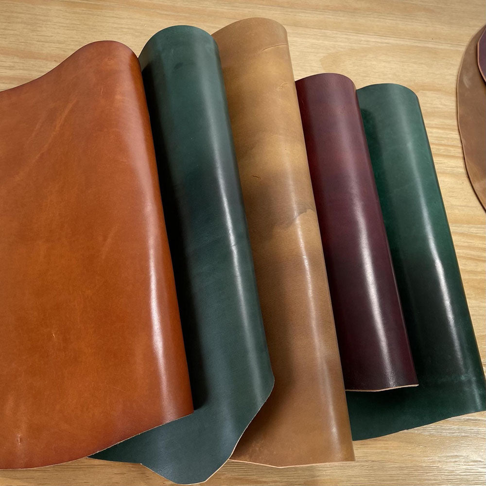 Genuine Shell Cordovan Leather  Martin Boots Round Toe