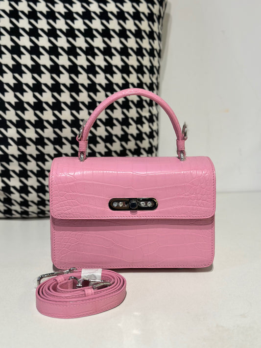 Crocodile Leather Handle Bag ,Women's Crocodile Leather Cross Body Bag