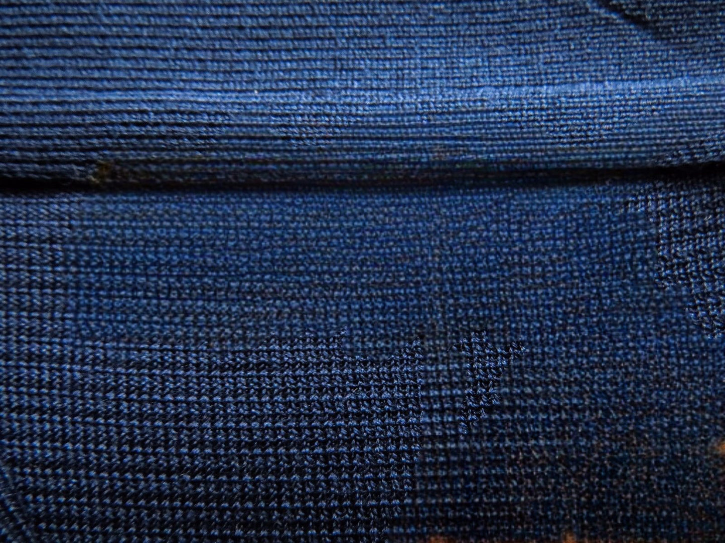 Preorder Blue Silk Perforated Suede Trim Jacket