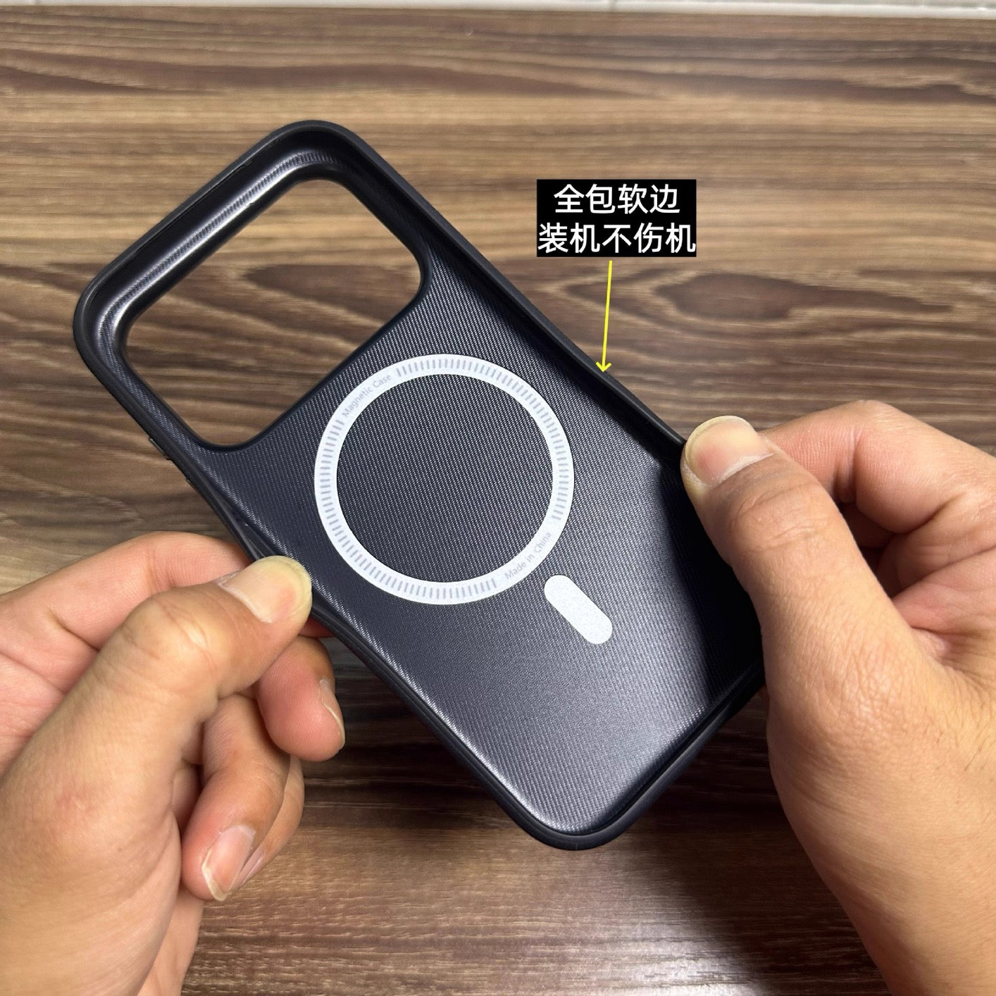 Preorder High Shiny Crocodile Leather Iphone Case 17 Pro Max