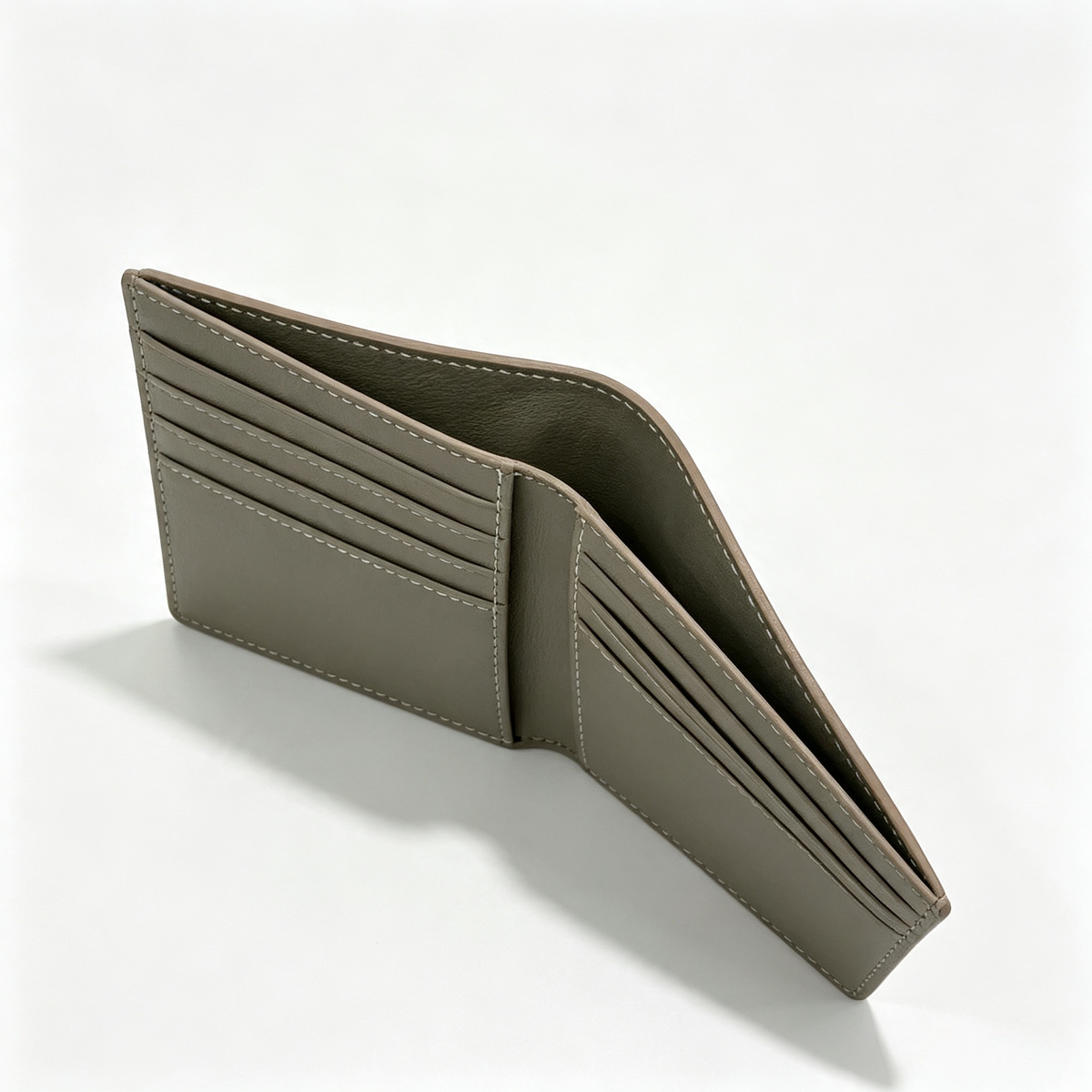 Genuine  Crocodile Leather Wallet  Himalaya White