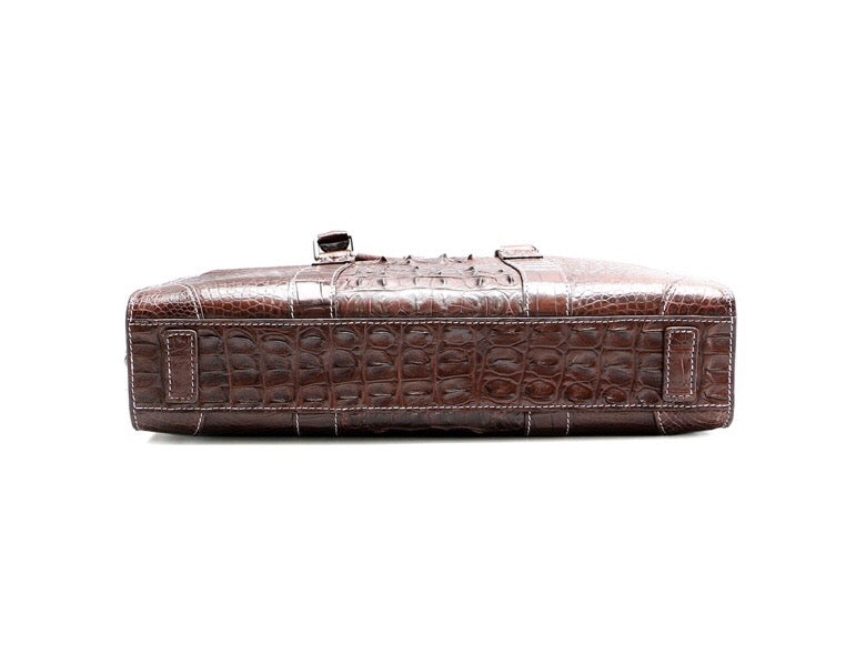 Genuine Crocodile Leather Briefcase