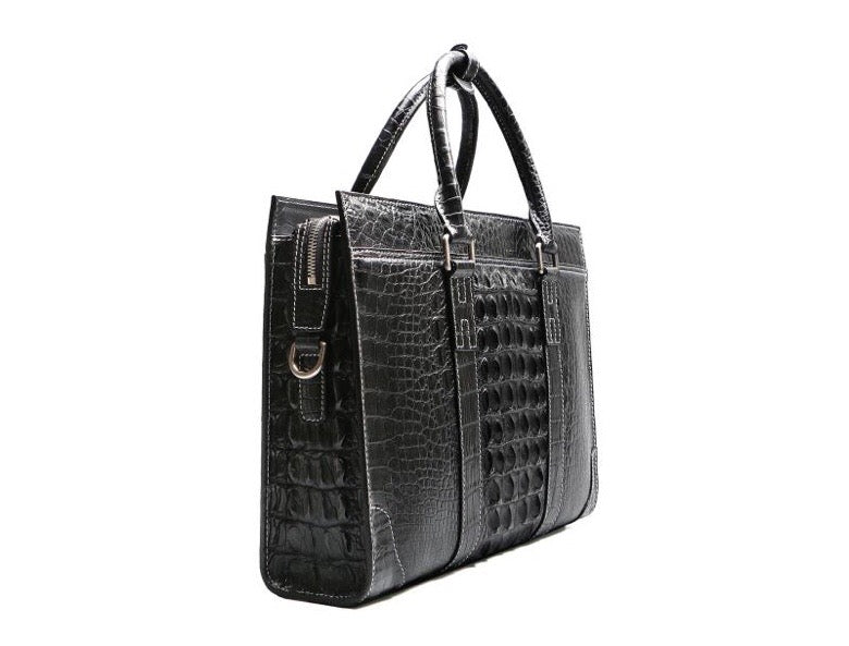 Genuine Crocodile Leather Briefcase