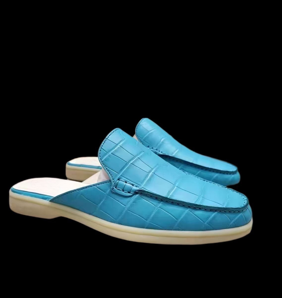 Preorder Crocodile Leather Sandal