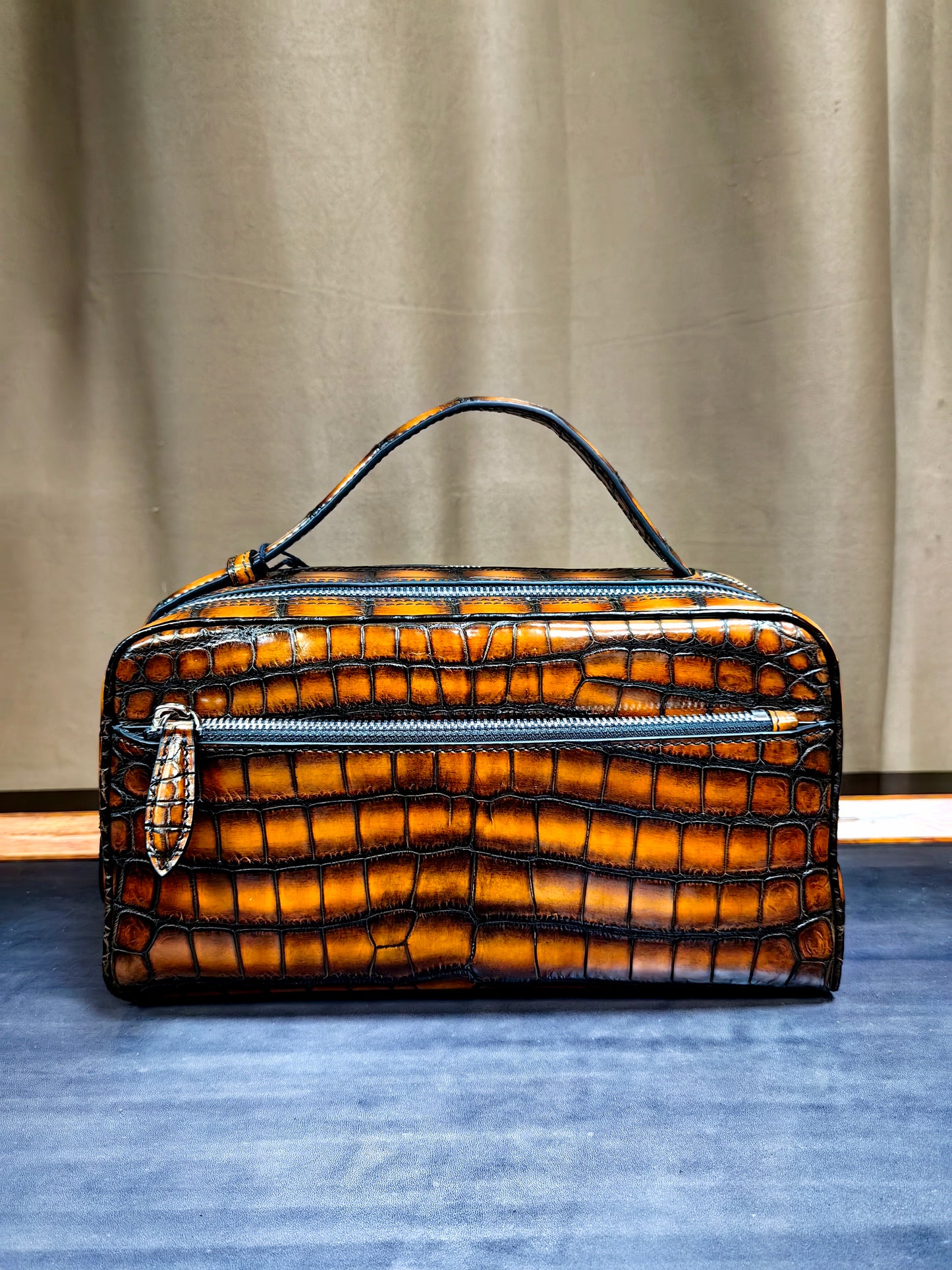 Genuine Crocodile Leather Classic Clutch Bag