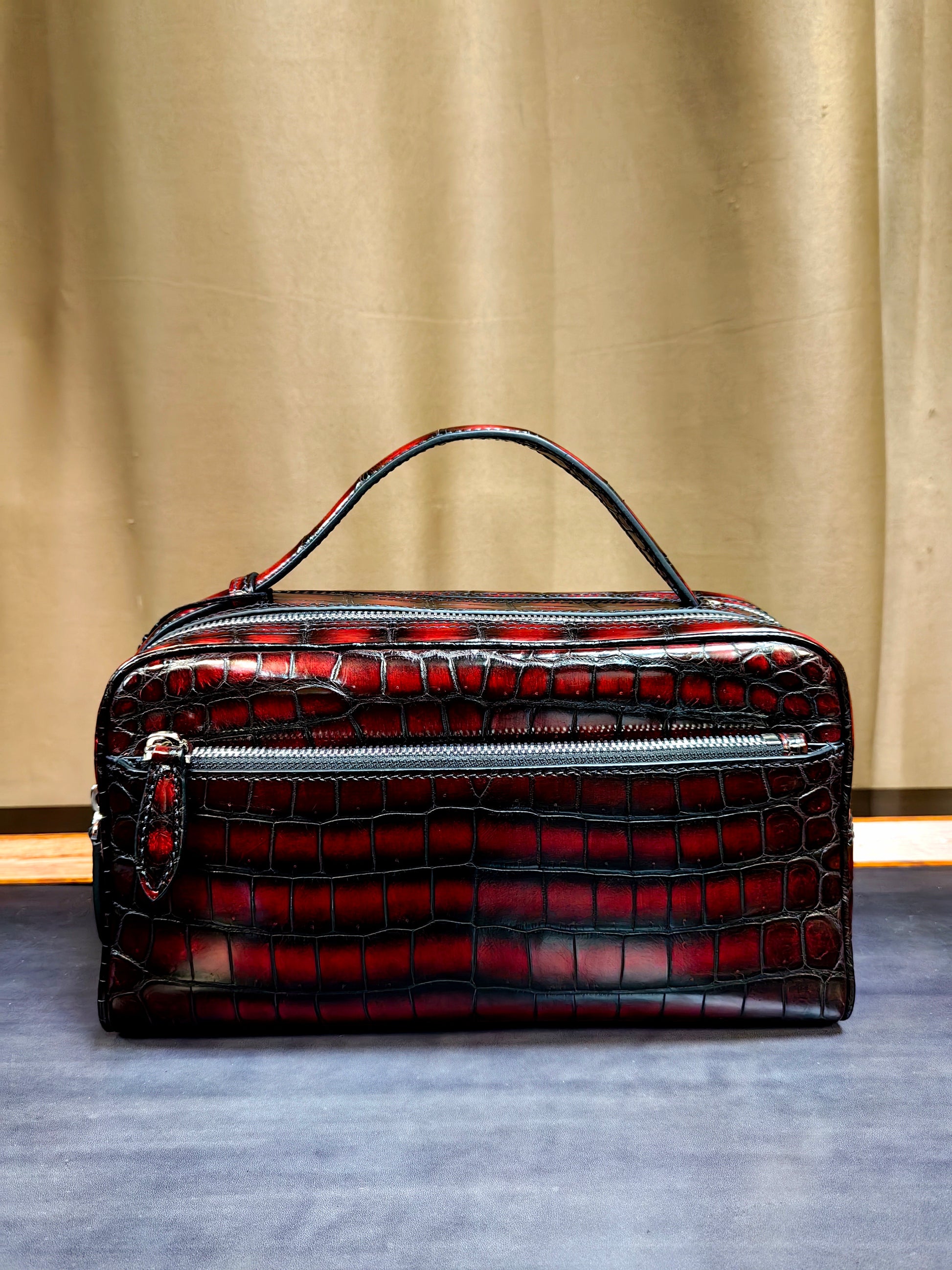 Genuine Crocodile Leather Classic Clutch Bag