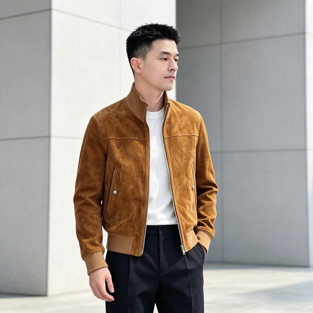 Preorder Chỉ . Áo Khoác Da Nam