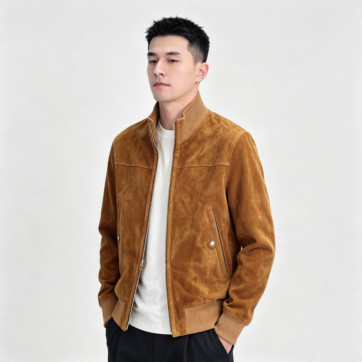 Preorder Chỉ . Áo Khoác Da Nam