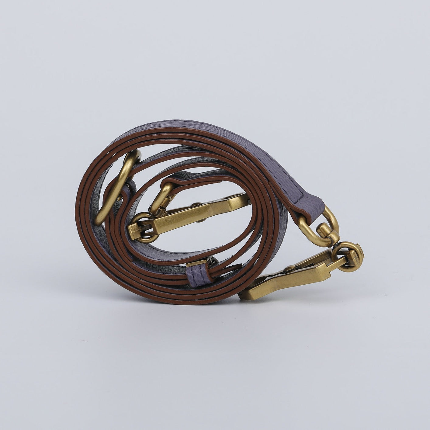 Ostrich Leather Mini Shell Bag Bamboo Handle Top Handle Cross Body Handbag