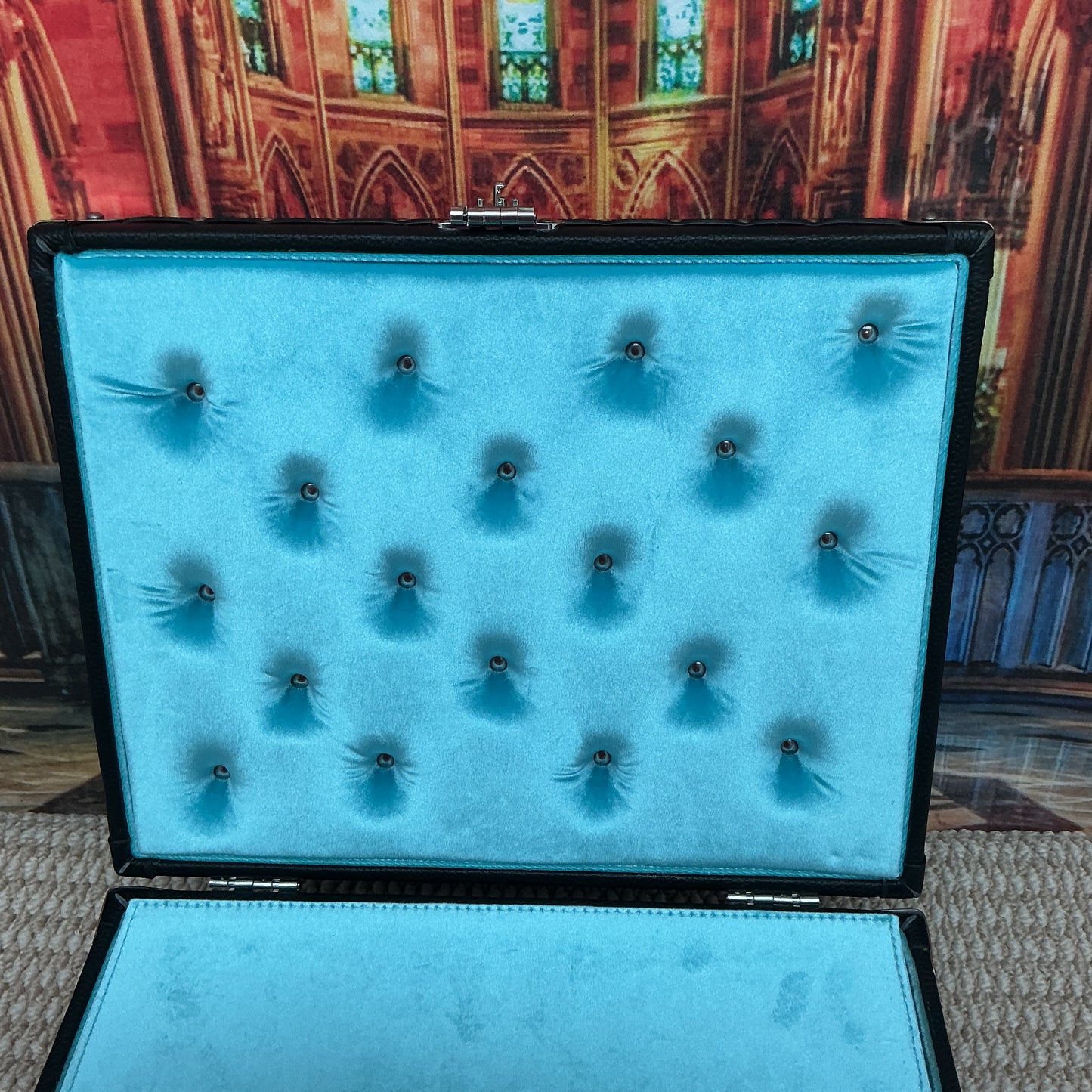 Groot Mat Krokodil Leer Groot Volumn Tote Duffelsak Beige