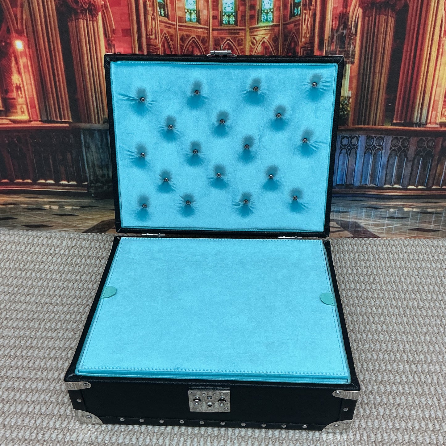 Groot Mat Krokodil Leer Groot Volumn Tote Duffelsak Beige