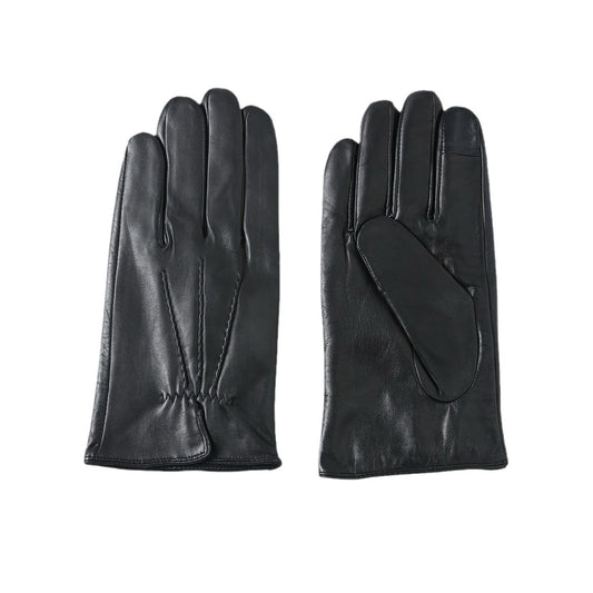 Men's Genuine Leather Touchscreen Gloves
