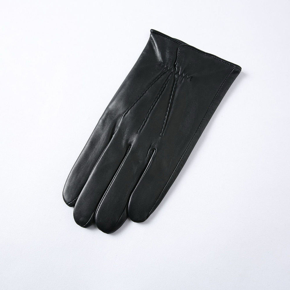 Men's Genuine Leather Touchscreen Gloves