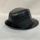 Crocodile Skin Leather Hat， Men's Western Hat