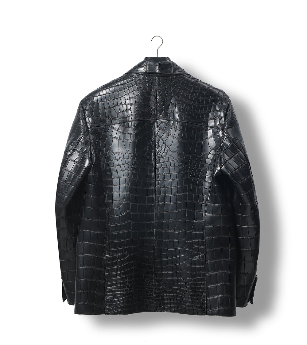 Men's Crocodile Leather Blazer