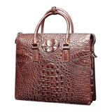 Luxury Crocodile Bag, Luxury Crocodile Laptop Bag Briefcase for Men