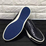 Men's Casual Slip-On Fashion Python Roller-Boat Sneakers