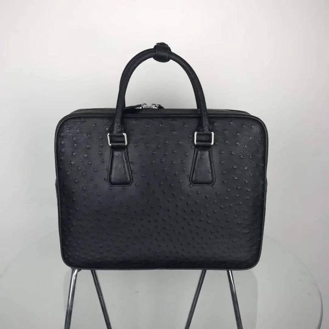 Ostrich Leather Briefcase,Ostrich Leather Business Bag