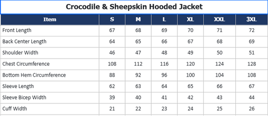 Men's Premium Himalayan Crocodile Skin Leather Hoodie Jacket , Genuine Lambskin Leather Hoodie Himalayan