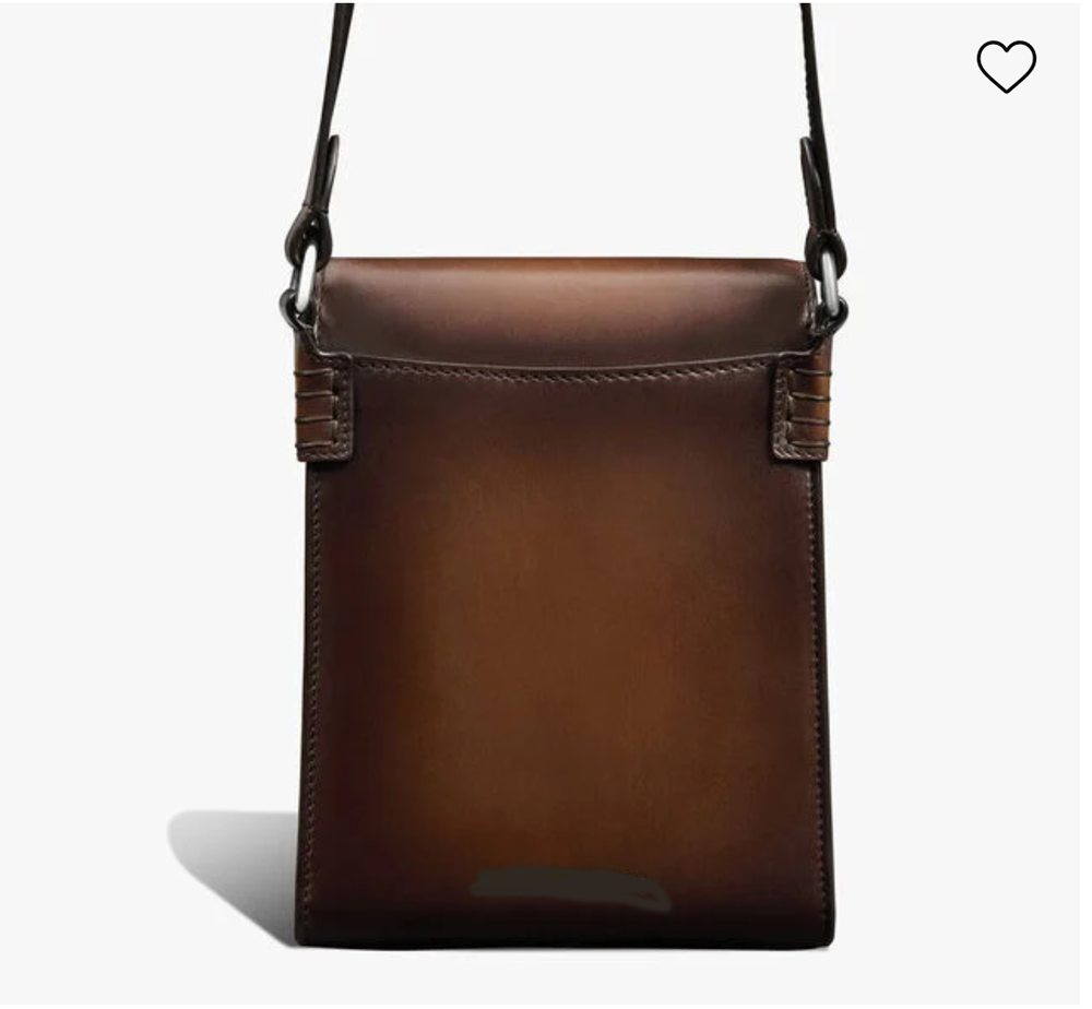 Preorder Genuine Crocodile Leather Phone Pouch Messenger Bag