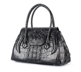Rossie Viren Exotic Crocodile Leather Satchel Shoulder Leather Bag For Women