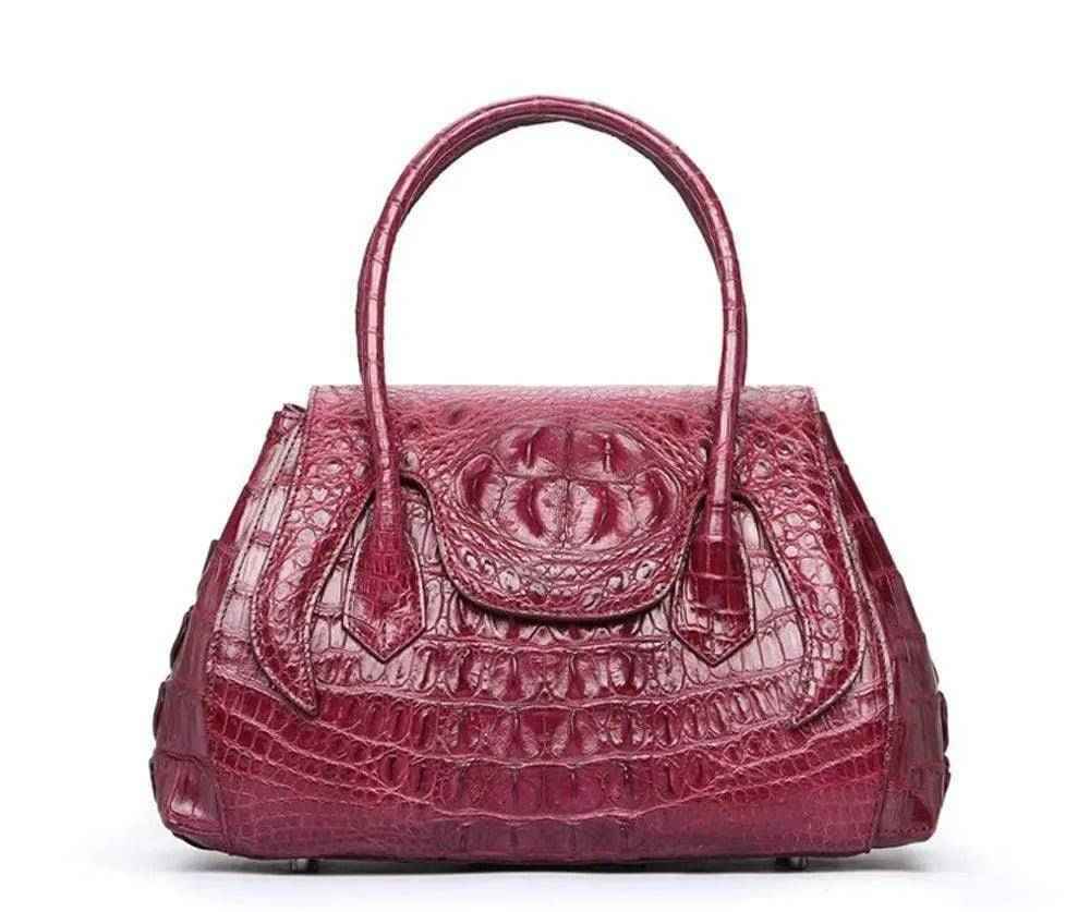 alt
Túi satchel đeo vai cầm tay da cá sấu ngoại nhập Rossie Viren dành cho nữ