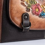 Rossie Viren Womens Genuine Leather Handbag Shoulder Bags Work Tote Bag Top Handle Bag Ladies Designer Purses Satchel