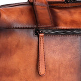 Rossie Viren Womens Genuine Leather Handbags Satchel Tote Top Handle Bags Designer Ladies Purses Cross-body Bag