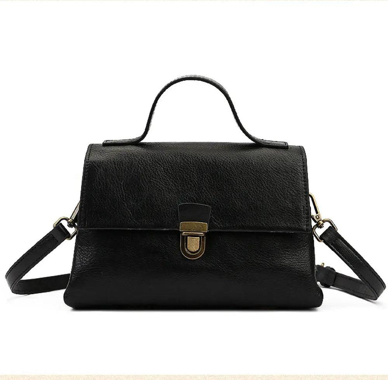 Women Satchel Shoulder Bag Vintage Top Handle Bag