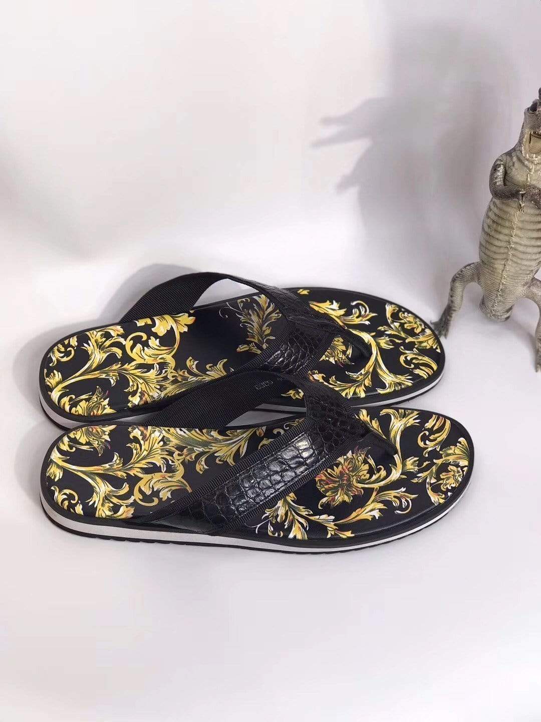 Crocodile Shoes Crocodile Belly Leather Slipper