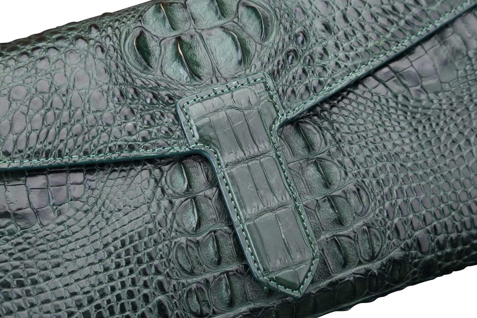 Crocodile Leather Clutches ,Shopping Bag ,Evening Clutch