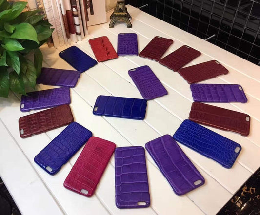 Genuine Crocodile Exotic Leather Iphone Case