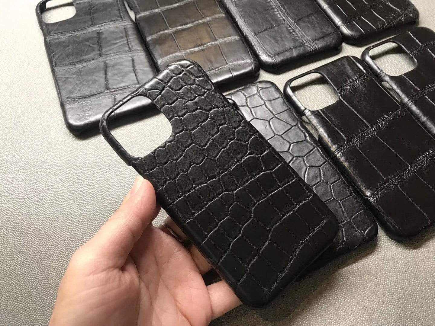 Genuine Crocodile Leather Iphone Case For Iphone 11/11 pro /11 promax