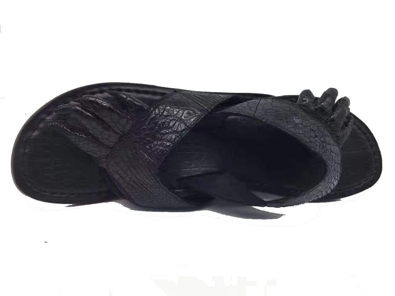 Crocodile Shoes Genuine  Crocodile Leather  Mens Slipper