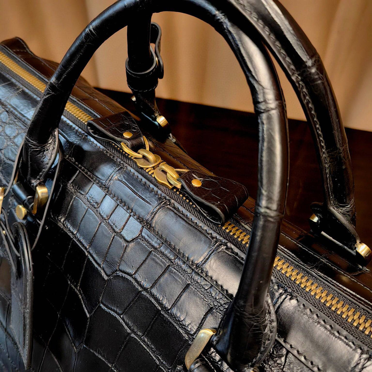 Preorder Genuine Crocodile Leather Super XL large Travel Duffel Bag Himalayan