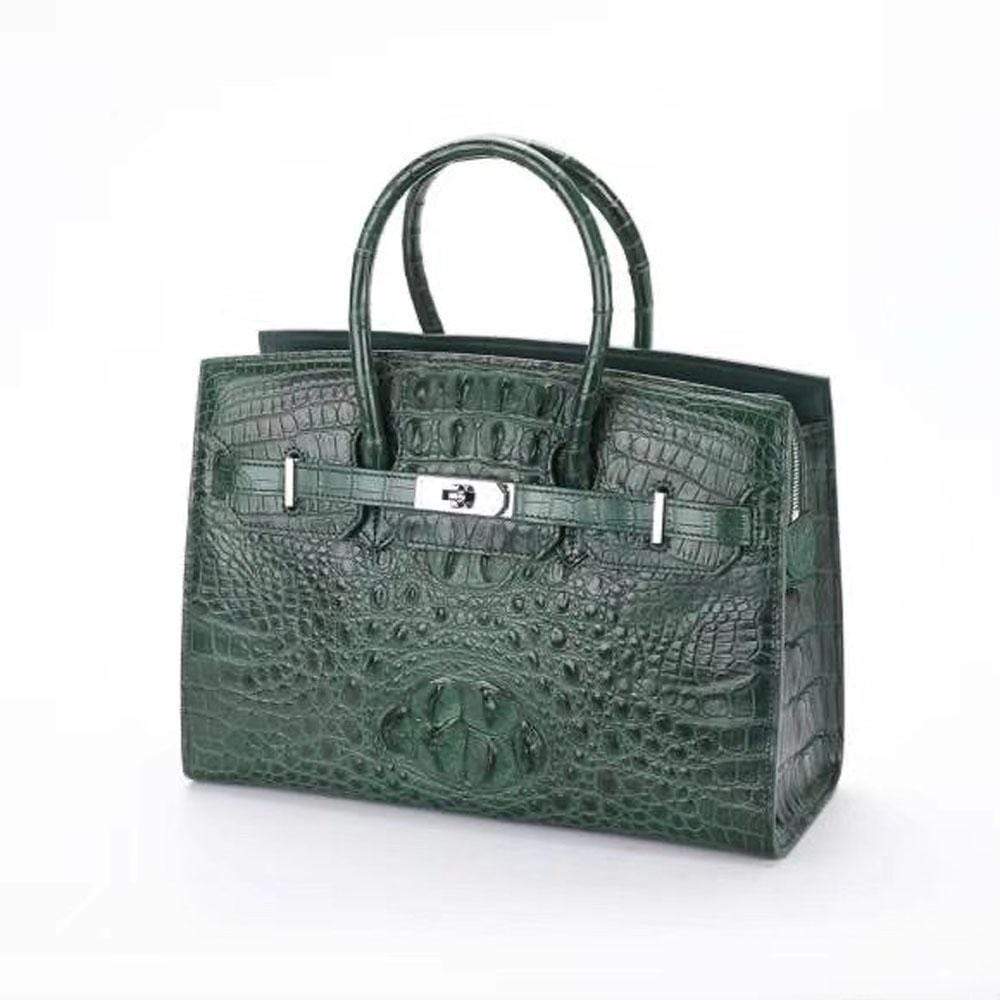 Genuine Crocodile Leather Womens Tote Shoulder Bags