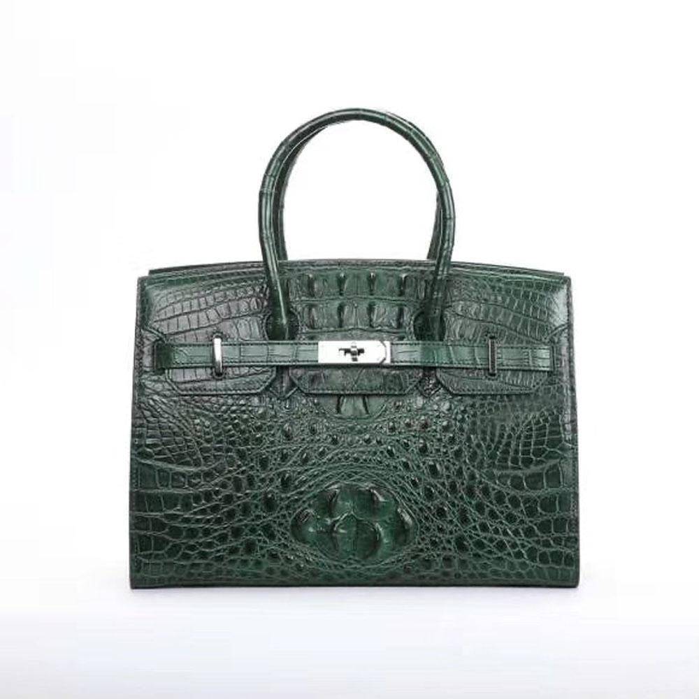 Genuine Crocodile Leather Womens Tote Shoulder Bags