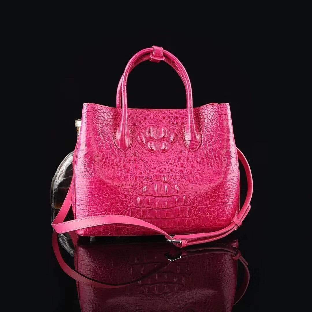 Genuine Crocodile  Medium Double Satchel Bag 33cm