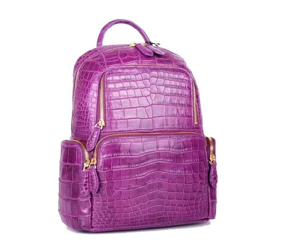 Ladies Genuine Crocodile Backpack ,Shoulder Bag